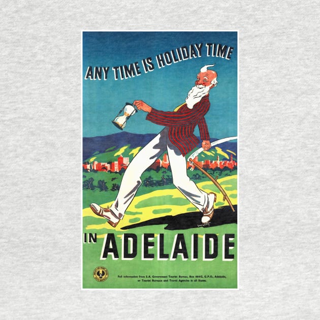 Vintage Travel Poster Australia Adelaide by vintagetreasure
